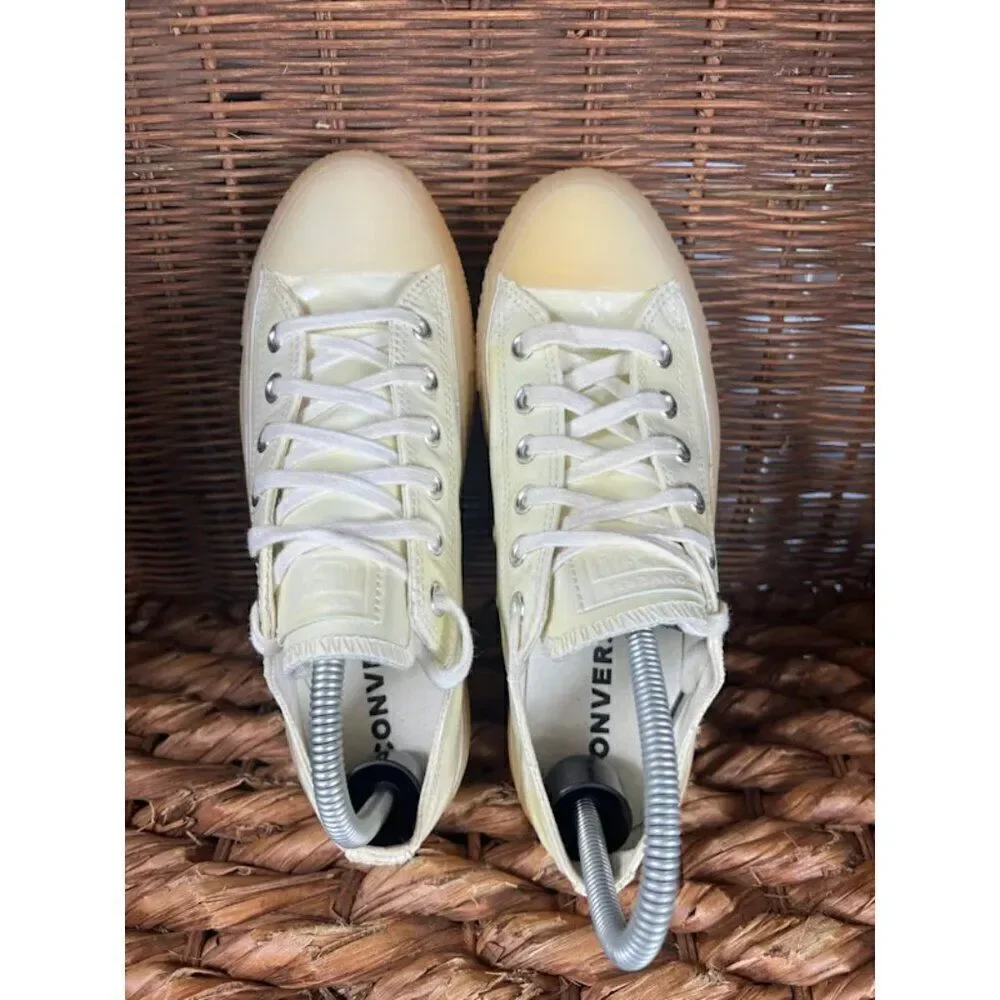 Converse Women's White Chuck Taylor‎ All Star Glow Sneakers Size 7.5 - Picture 4 of 8
